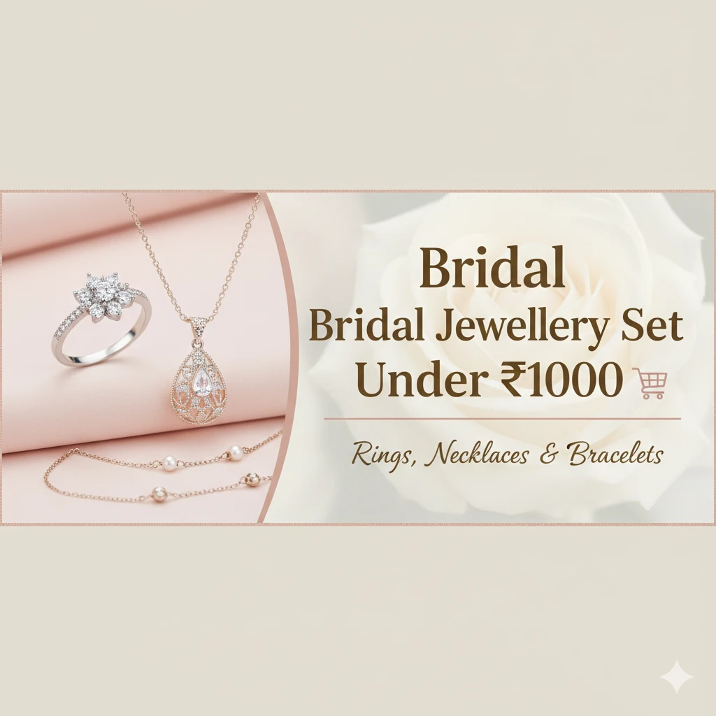 Bridal Jewellery Set Ideas Under ₹1000 for Indian Weddings
