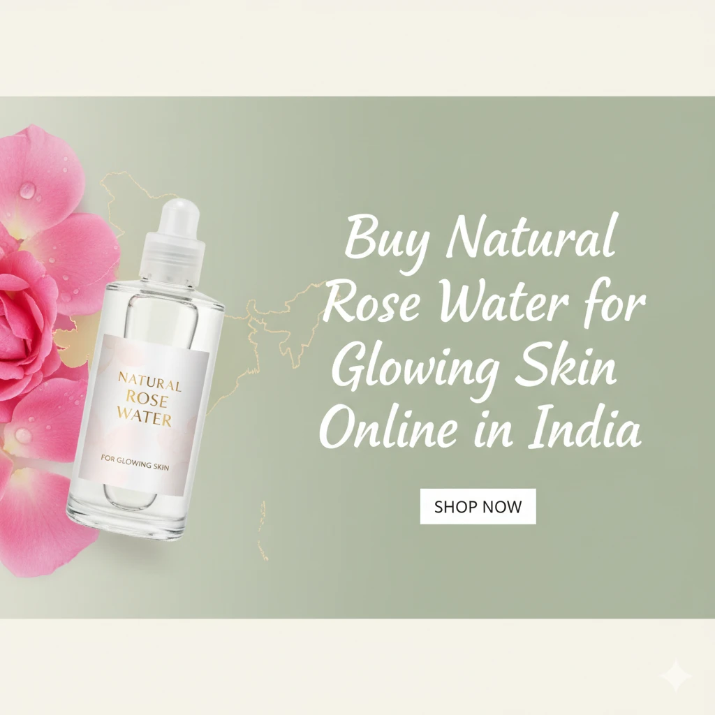 Buy Natural Rose Water for Glowing Skin Online in India