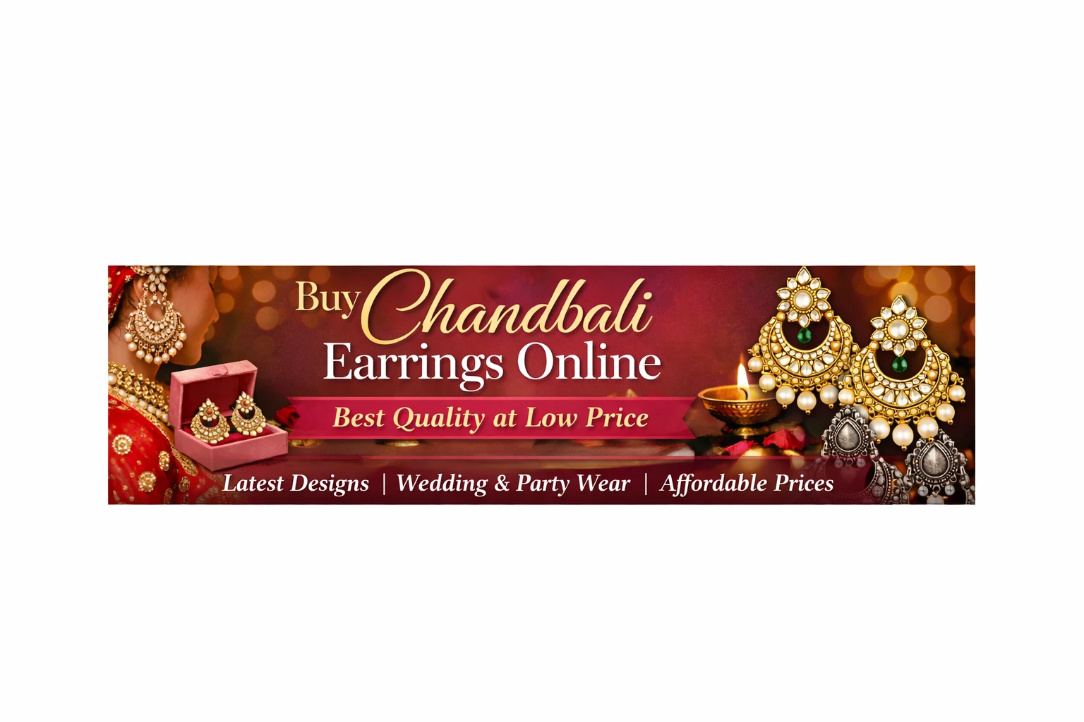 Buy Chandbali Earrings Online – Best Quality at Low Price