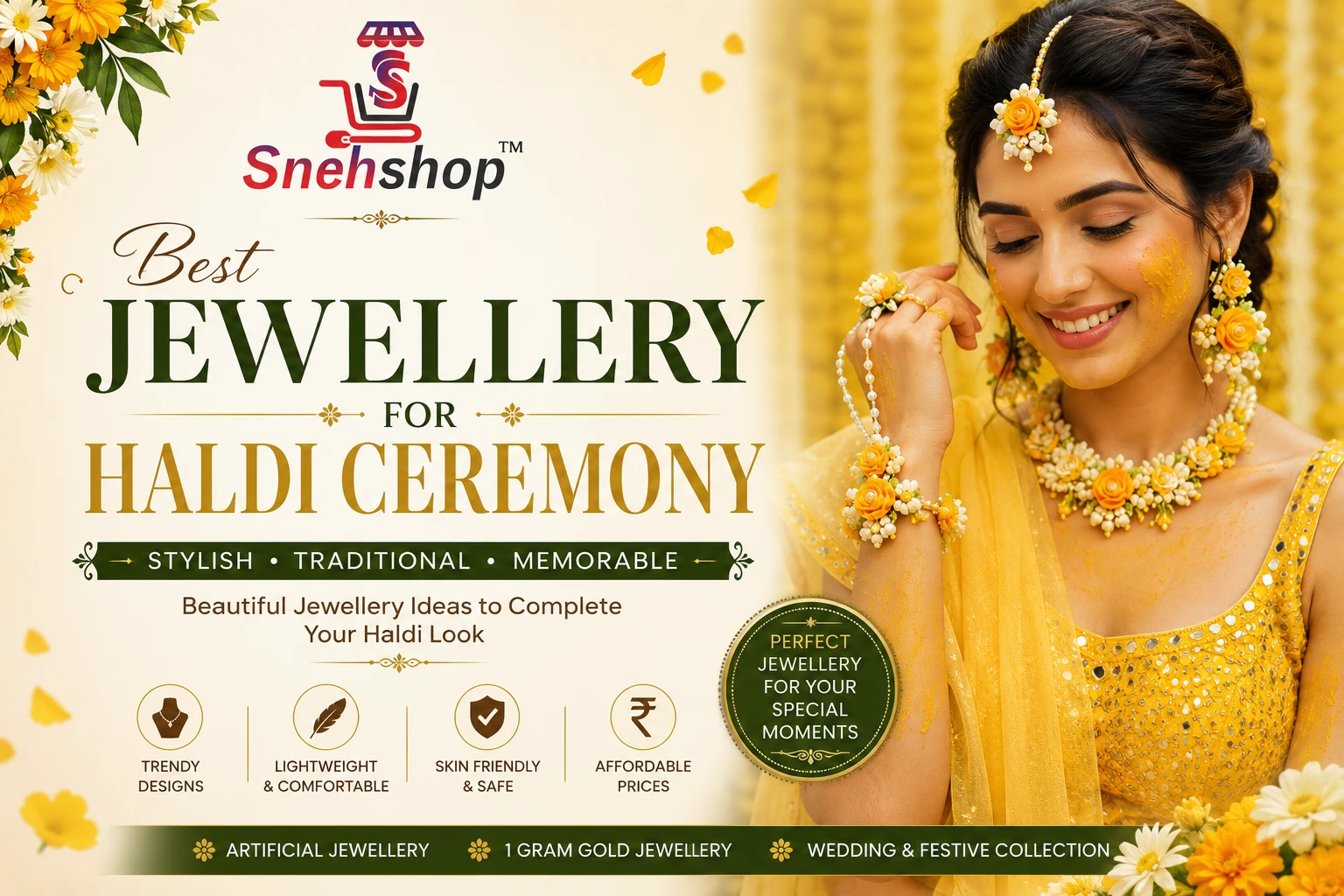 Best Jewellery for Haldi Ceremony: A Complete Style Guide for Brides and Wedding Guests