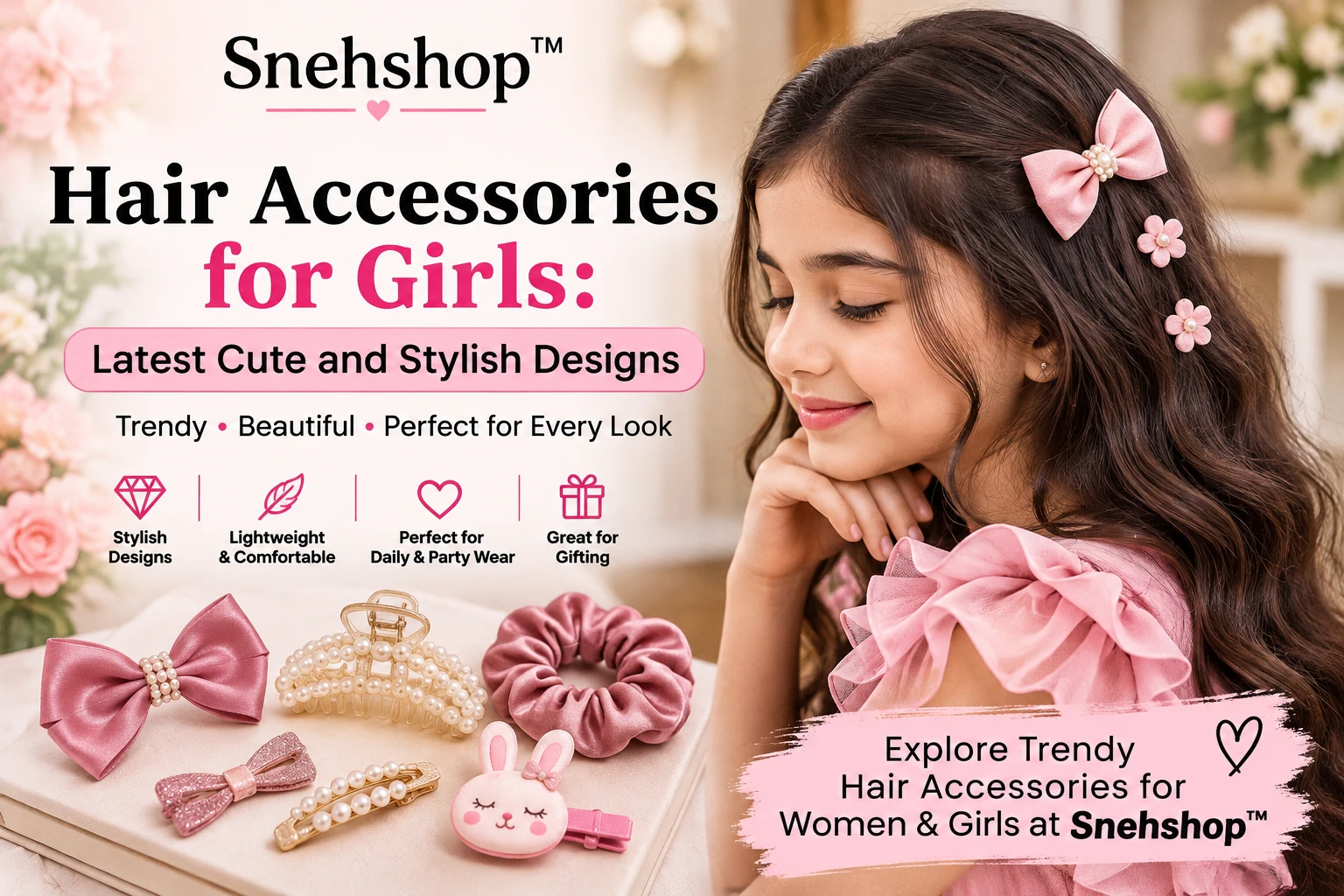 Hair Accessories for Girls: Latest Cute and Stylish Designs